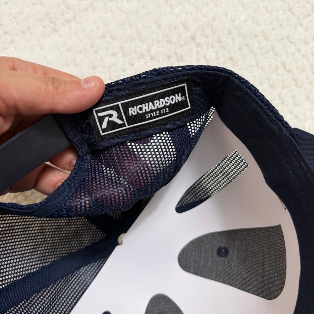 Richardson 112 Hat with Colorado Patch Navy Blue SnapBack Hat New - Picture 9 of 10